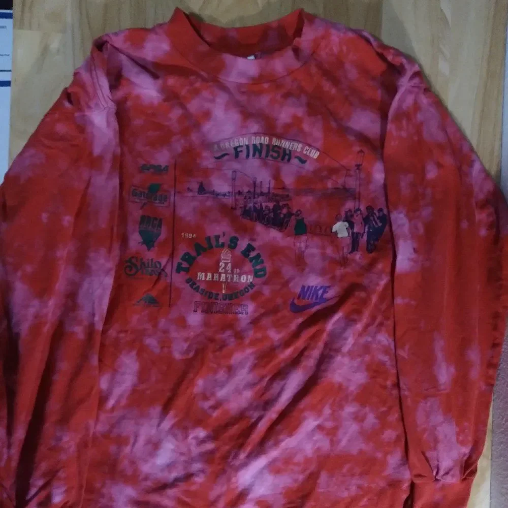 Vintage Trail's End Marathon Tie Dye  94 T-Shirt
